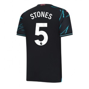 Manchester City John Stones #5 Koszulka Trzecich 2023-24 Krótki Rękaw